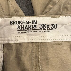 Old Navy Men’s Casual Tan Khakis 38x30